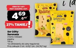 Netto Ser żółty plastry różne rodzaje Serenada oferta