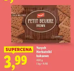 Lidl Herbatniki Herbatniki kakaowe Yarych oferta