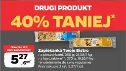 Netto Zapiekanka z pieczarkami DRUGA -40% Twoje Bistro oferta