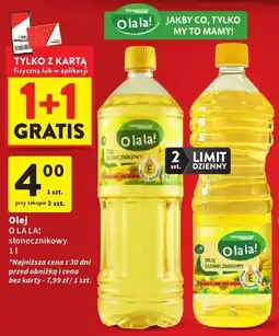 Intermarche Olej O LA LA! słonecznikowy 1 l oferta