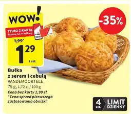 Intermarche Bułka z serem i cebulą VANDEMOORTELE oferta