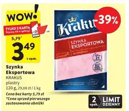 Intermarche Szynka Eksportowa KRAKUS plastry oferta