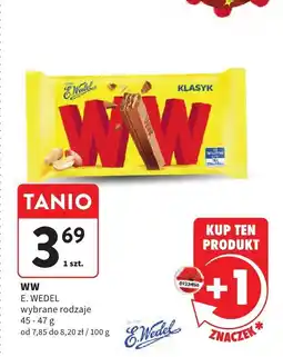 Intermarche Wafle WW E. Wedel wybrane rodzaje oferta