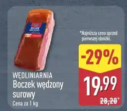 ALDI Boczek wędzony surowy Wędliniarnia oferta