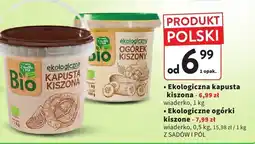 Intermarche Ogórki ekologiczne kiszone Z SADÓW I PÓL wiaderko oferta