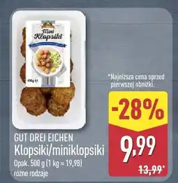 ALDI Klopsiki/miniklopsiki różne rodzaje GUT DREI EICHEN oferta