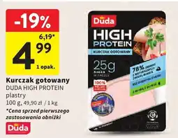 Intermarche Kurczak gotowany DUDA HIGH PROTEIN plastry oferta