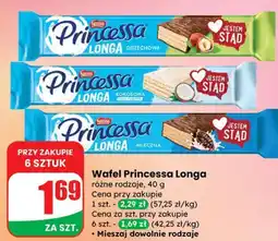 Dino Wafel Princessa Longa mleczna oferta