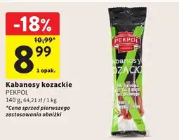 Intermarche Kabanosy kozackie PEKPOL oferta