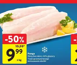Intermarche Panga filety bez skóry 20% glazury Intermarche oferta