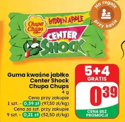 Dino Guma kwaśne jabłko Center Shock Chupa Chups oferta