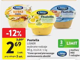 Intermarche Pastella LISNER wybrane rodzaje oferta