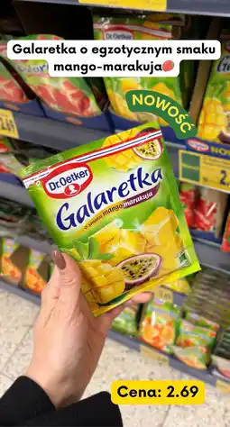 Kaufland Galaretka Dr. Oetker o smaku mango-marakuja oferta