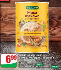 Dino Masa z białego maku o smaku marcepanu Bakalland oferta