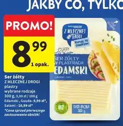 Intermarche Ser żółty w plastrach edamski Z MLECZNEJ DROGI oferta