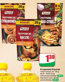 Dino Przyprawa Prymat różne rodzaje: do cynamonki, do kaczki, bab-gyros oferta