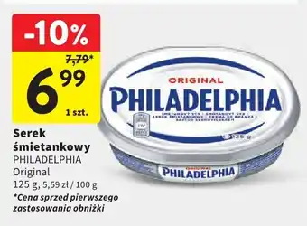 Intermarche Serek śmietankowy Philadelphia Original oferta