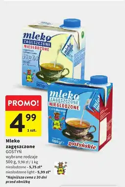 Intermarche Mleko zagęszczone Gostyń oferta