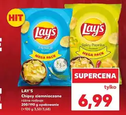 Kaufland Chipsy ziemniaczane różne rodzaje Lay's oferta