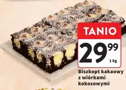 Intermarche Biszkopt kakaowy z wiórkąmi kokosowymi Intermarche oferta