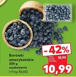 Kaufland Borówki amerykańskie 300 g Kaufland oferta