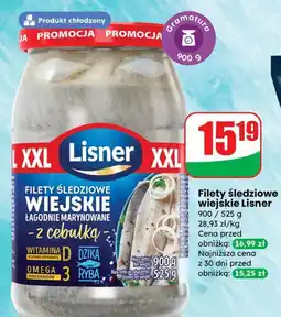 Dino Filety śledziowe wiejskie Lisner z cebulką oferta