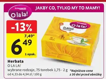 Intermarche Herbata O LA LA! oferta