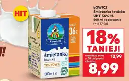Kaufland Śmietanka łowicka UHT 36% tł. 500 ml Łowicz oferta