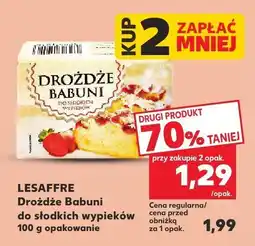 Kaufland Drożdże Babuni do słodkich wypieków 100 g Lesaffre oferta