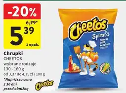 Intermarche Chrupki Cheetos różne rodzaje oferta