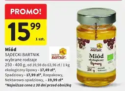 Intermarche Miód Sadecki Bartnik różne rodzaje oferta