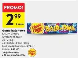 Intermarche Guma balonowa Chupa Chups różne rodzaje oferta