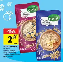 Intermarche Płatki owsiane błyskawiczne O LA LA! oferta