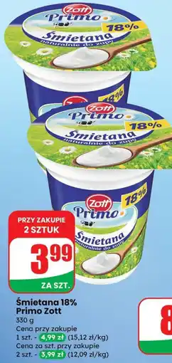 Dino Śmietana 18% Primo Zott oferta