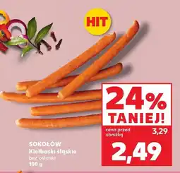 Kaufland Kiełbaski śląskie bez osłonki 100 g Sokołów oferta