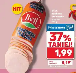 Kaufland Kiełbasa krakowska parzona 100 g Bell oferta