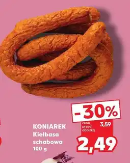 Kaufland Kiełbasa schabowa 100 g Koniarek oferta