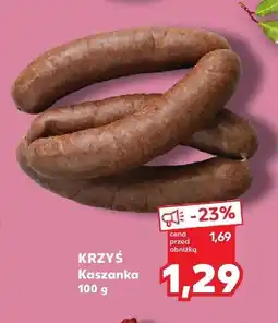 Kaufland Kaszanka 100 g Krzyś oferta