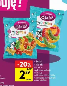 Intermarche Żelki O la la! TEDDYSSS żelki miśki oferta