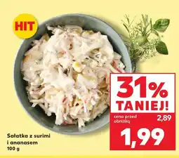 Kaufland Sałatka z surimi i ananasem 100 g Kaufland oferta