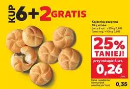 Kaufland Kajzerka pszenna 6+2 GRATIS Kaufland oferta