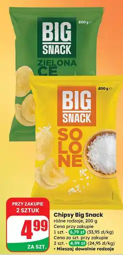 Dino Chipsy Big Snack różne rodzaje oferta
