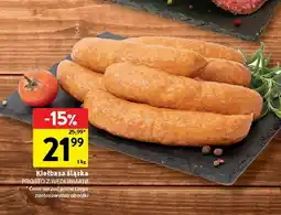 Intermarche Kiełbasa śląska PROSTO Z WĘDLINIARNI Prosto z Wędliniarni oferta