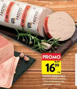 Intermarche Pasztet wieprzowy PROSTO Z WĘDLINIARNI Prosto z Wędliniarni oferta