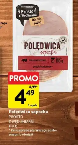 Intermarche Polędwica sopocka PROSTO Z WĘDLINIARNI oferta