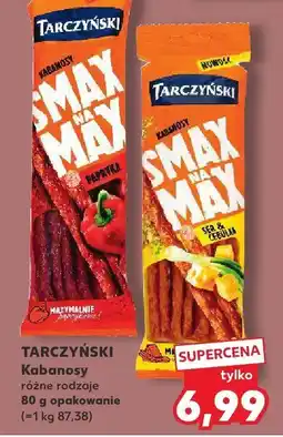 Kaufland Kabanosy różne rodzaje Tarczyński oferta