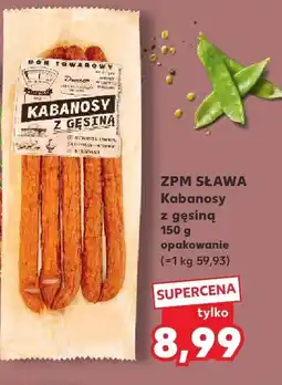 Kaufland Kabanosy z gęsiną ZPM Sława oferta