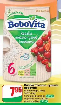 Dino Kaszka mleczno-ryżowa różne rodzaje BoboVita oferta