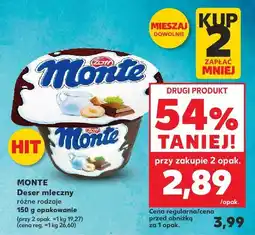 Kaufland Deser mleczny Monte oferta