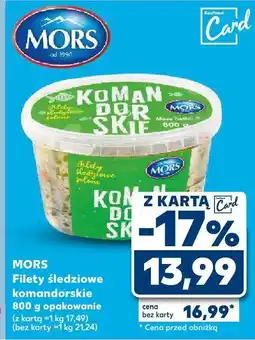Kaufland Filety śledziowe komandorskie Mors oferta